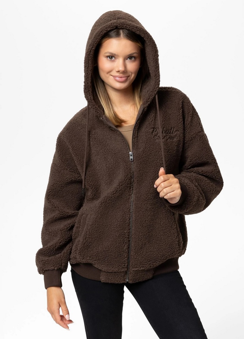 PIT BULL BLUZA ROZPINANA DAISY DARK CHOCOLATE