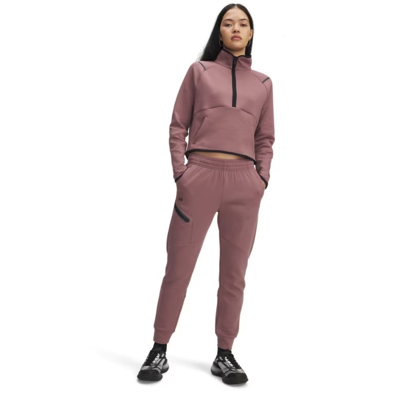 UNDER ARMOUR SPODNIE DAMSKIE UNSTOPPABLE FLEECE 651