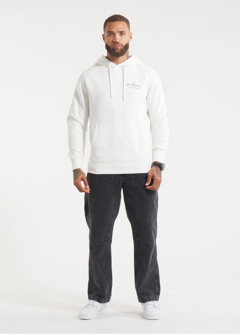 PIT BULL BLUZA Z KAPTUREM SAMPSON OFF WHITE