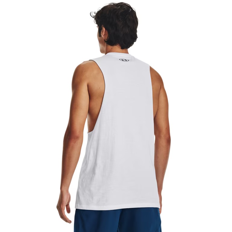 UNDER ARMOUR TANK TOP LEFT CHEST CUT OFF 100