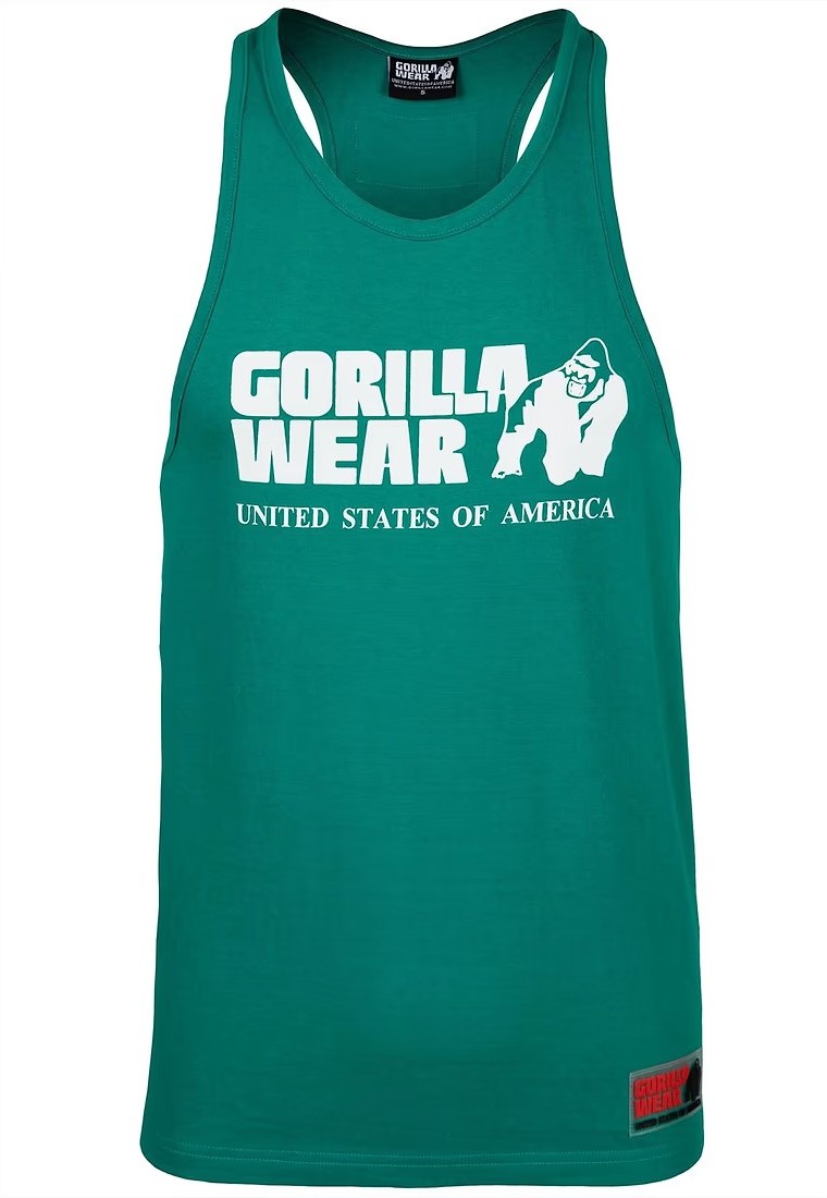 GORILLA WEAR TANK TOP CLASSIC TEAL GREEN
