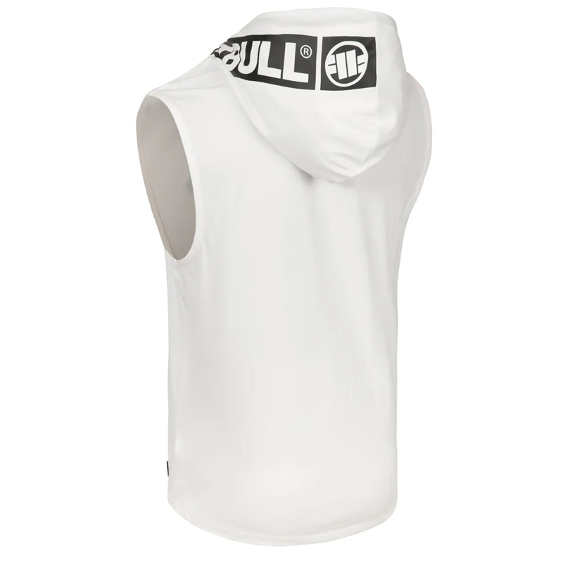 PIT BULL TANK TOP Z KAPTUREM MERCADO SPANDEX HILLTOP WHITE