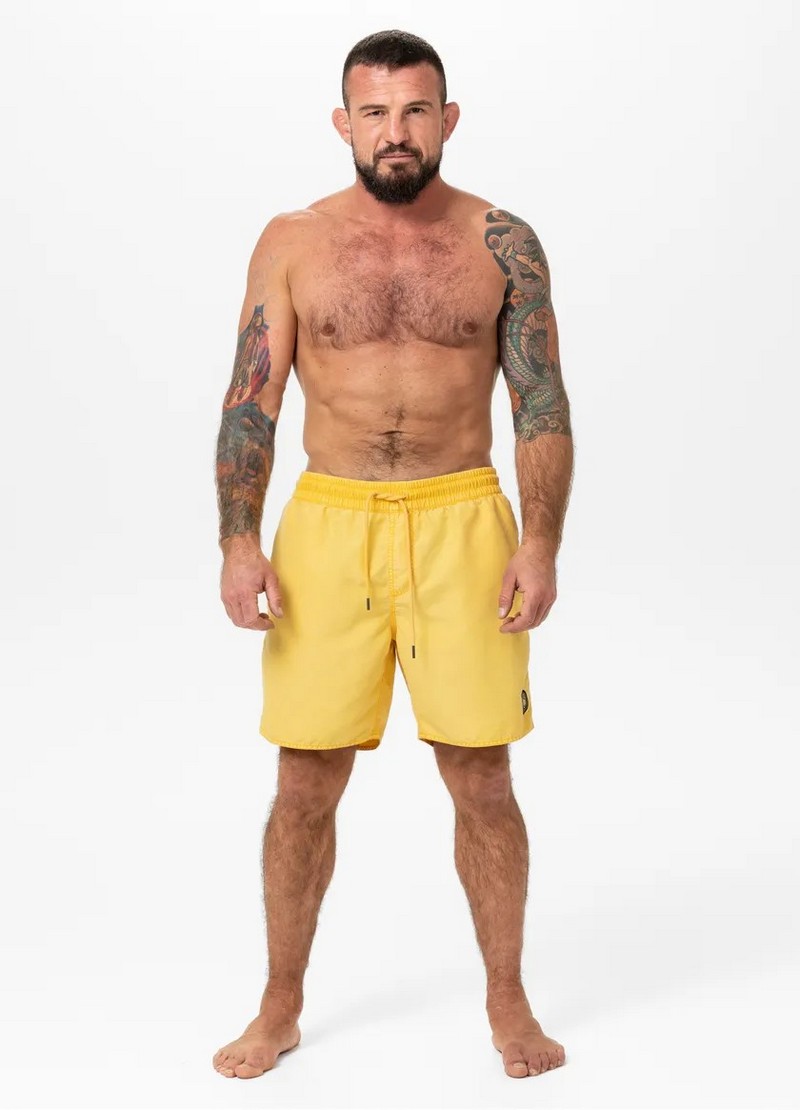 PIT BULL SZORTY KĄPIELOWE BALFOUR WASHED YELLOW