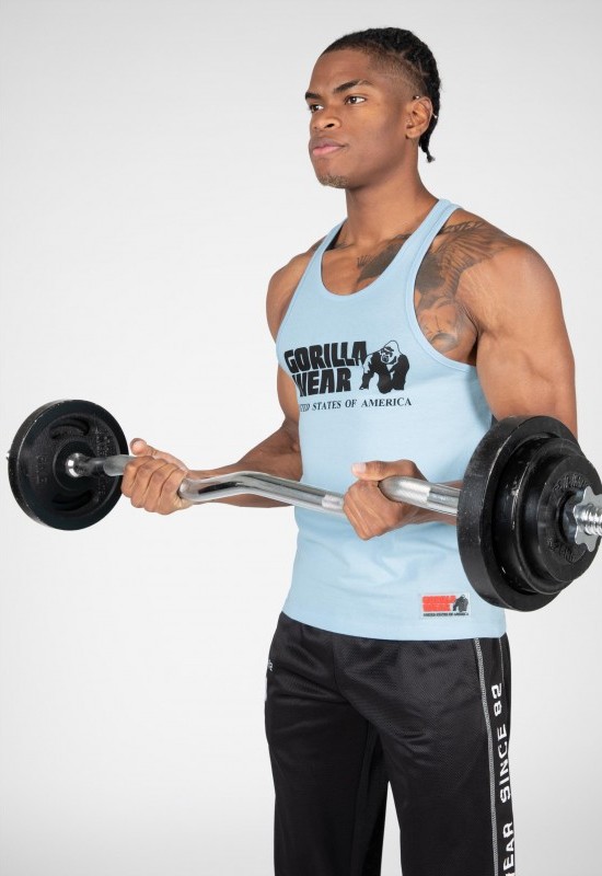 GORILLA WEAR TANK TOP CLASSIC LIGHT BLUE