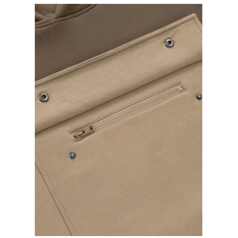 PIT BULL BLUZA Z KAPTUREM HILLTOP TWO COLORS BROWN/SAND