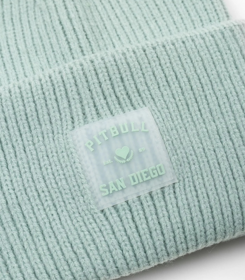 PIT BULL CZAPKA ZIMOWA LOVE PB LIGHT MINT