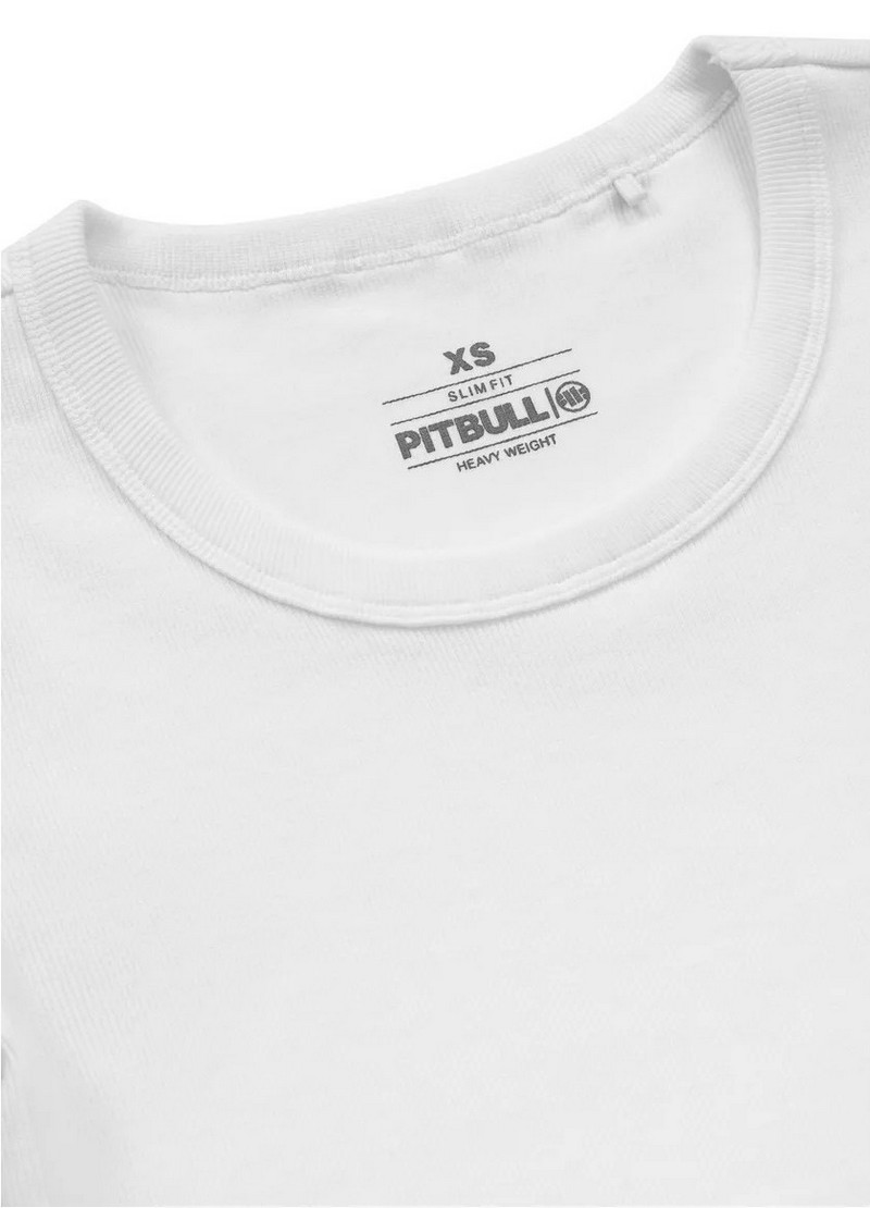 PIT BULL KOSZULKA CROPPED RIB WHITE