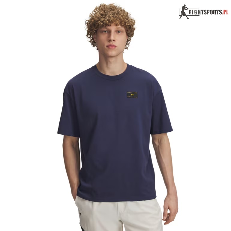 UNDER ARMOUR KOSZULKA WOVEN LABEL HEAVYWEIGHT 403