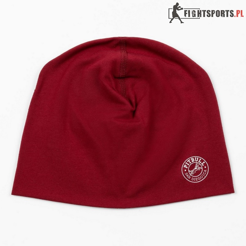 PIT BULL CZAPKA CIENKA SAN DIEGO CA BURGUNDY