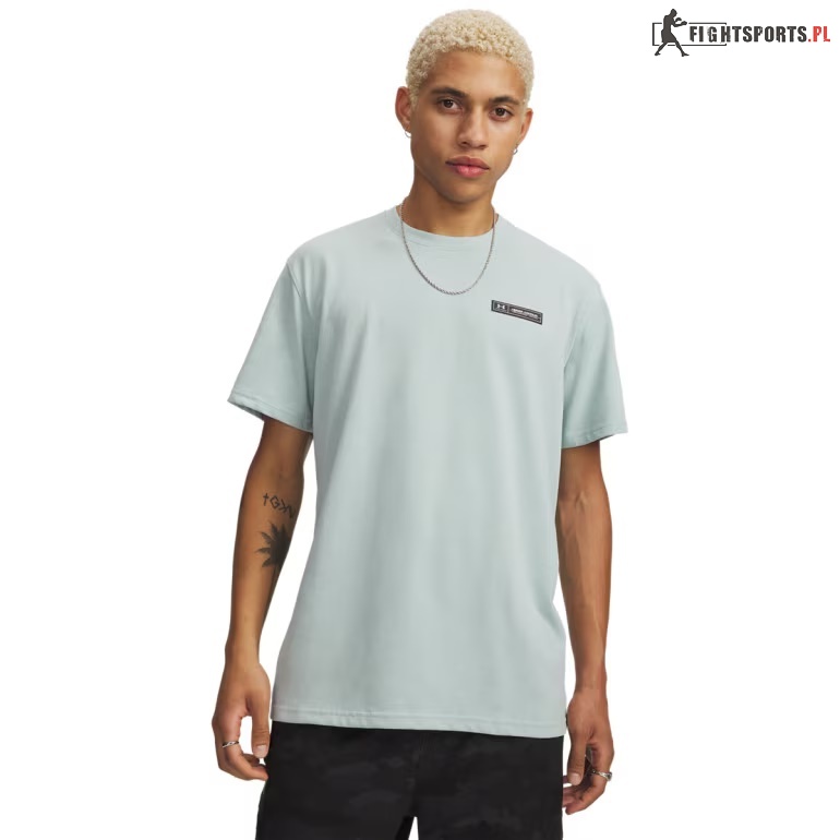 UNDER ARMOUR KOSZULKA OVERSIZED LABEL HEAVYWEIGHT 477