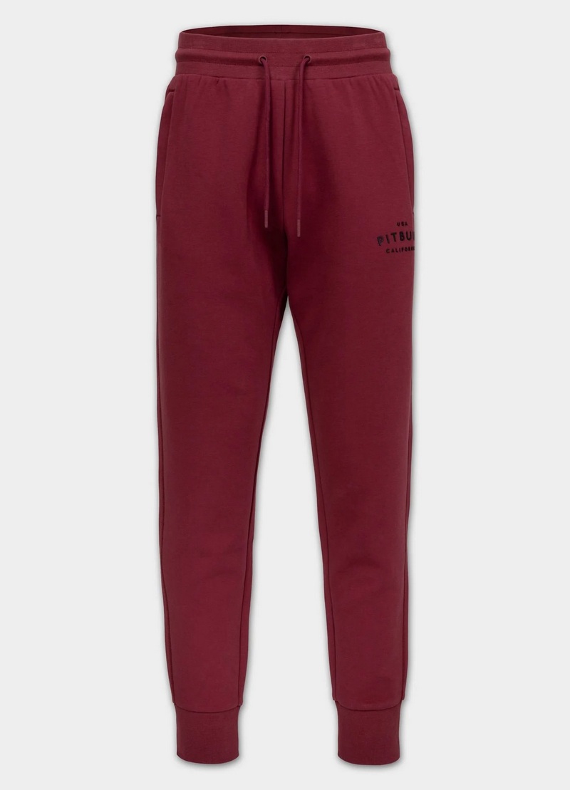 PIT BULL SPODNIE DRESOWE SAMPSON BURGUNDY