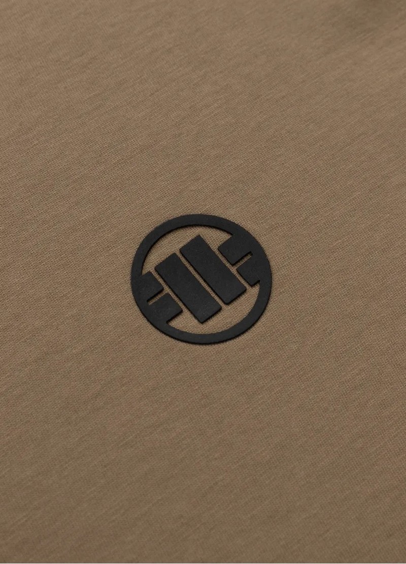 PIT BULL KOSZULKA SMALL LOGO DARK SAND