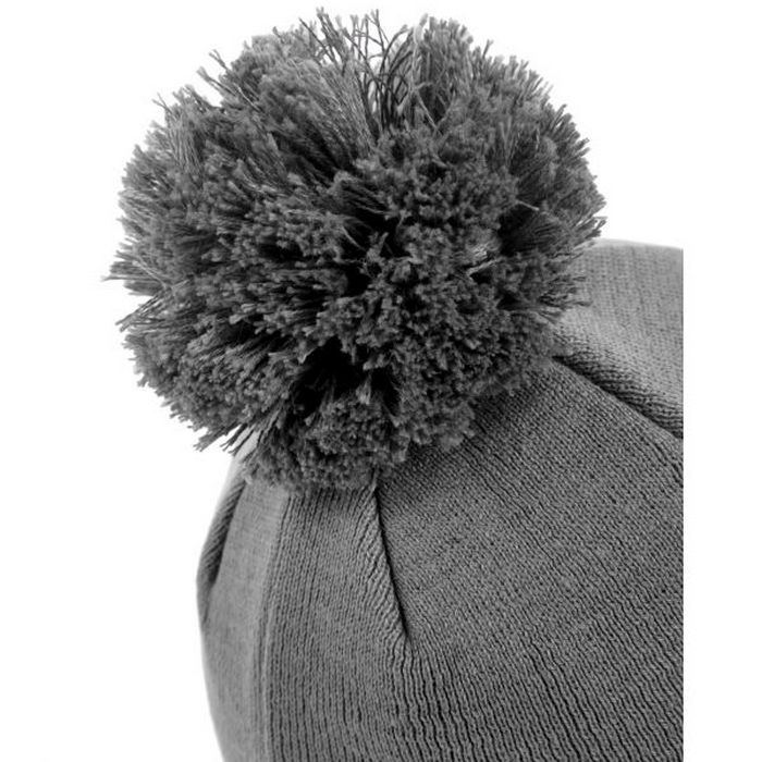 PIT BULL CZAPKA ZIMOWA BEANIE BUBBLE SMALL LOGO GREY