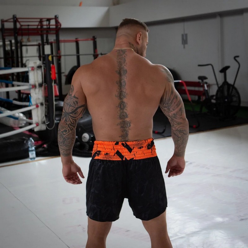 EXTREME HOBBY SZORTY MUAY THAI NEO ORANGE