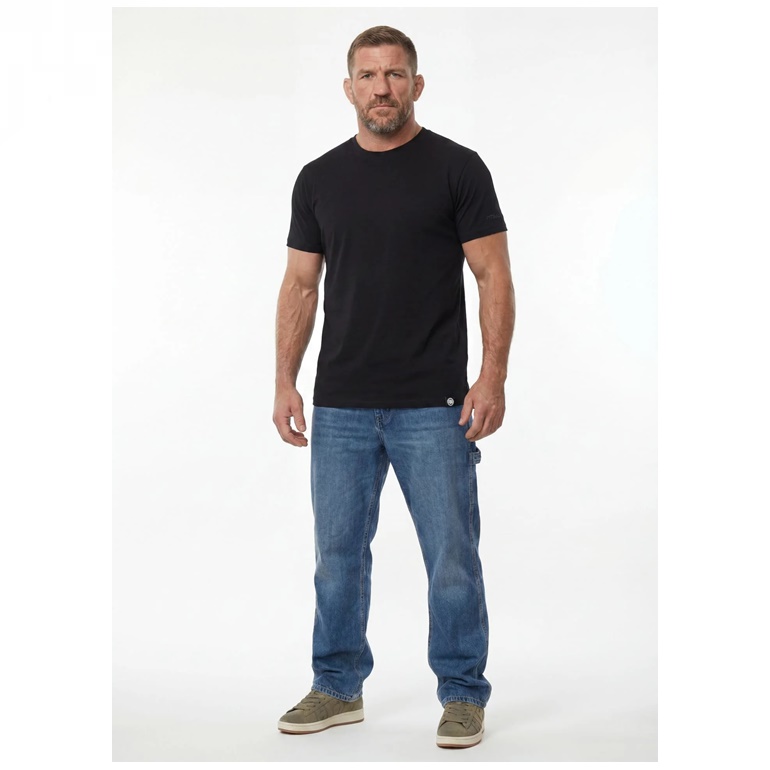 PIT BULL KSZULKA MĘSKA T-SHIRT MINIMAL BLACK 