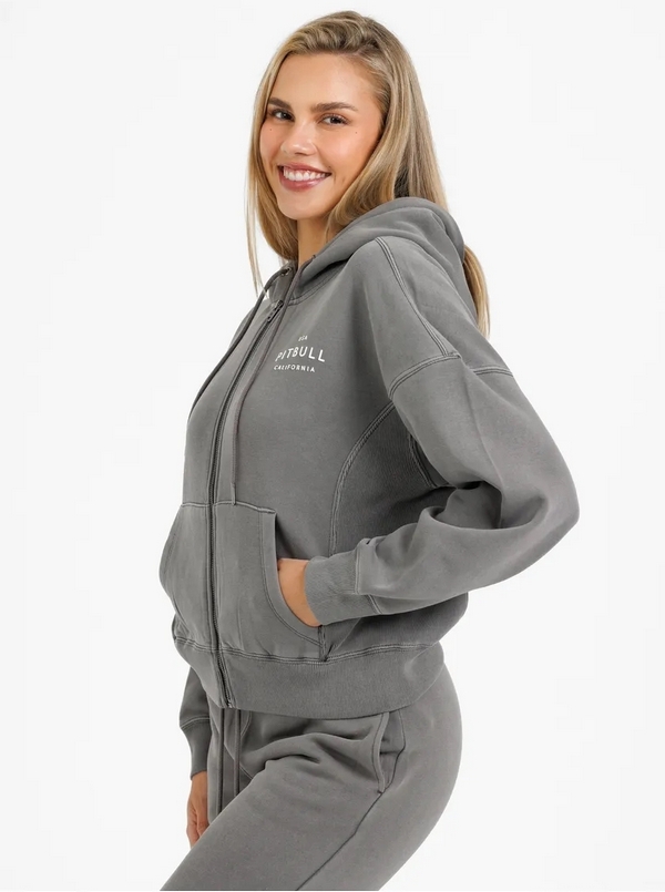 PIT BULL BLUZA MANZANITA ZIP GREY