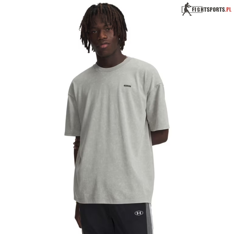UNDER ARMOUR KOSZULKA HEAVYWEIGHT OVERSIZED WASH 069