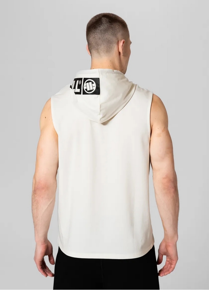 PIT BULL TANK TOP Z KAPTUREM MERCADO SPANDEX HILLTOP WHITE