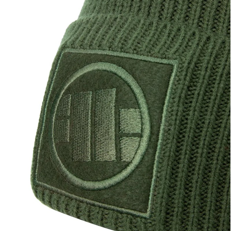 PIT BULL CZAPKA LOGO SINGLE LAYER CUFF OLIVE