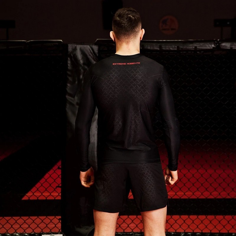 EXTREME HOBBY LONGSLEEVE RASHGUARD BLACK ARMOUR