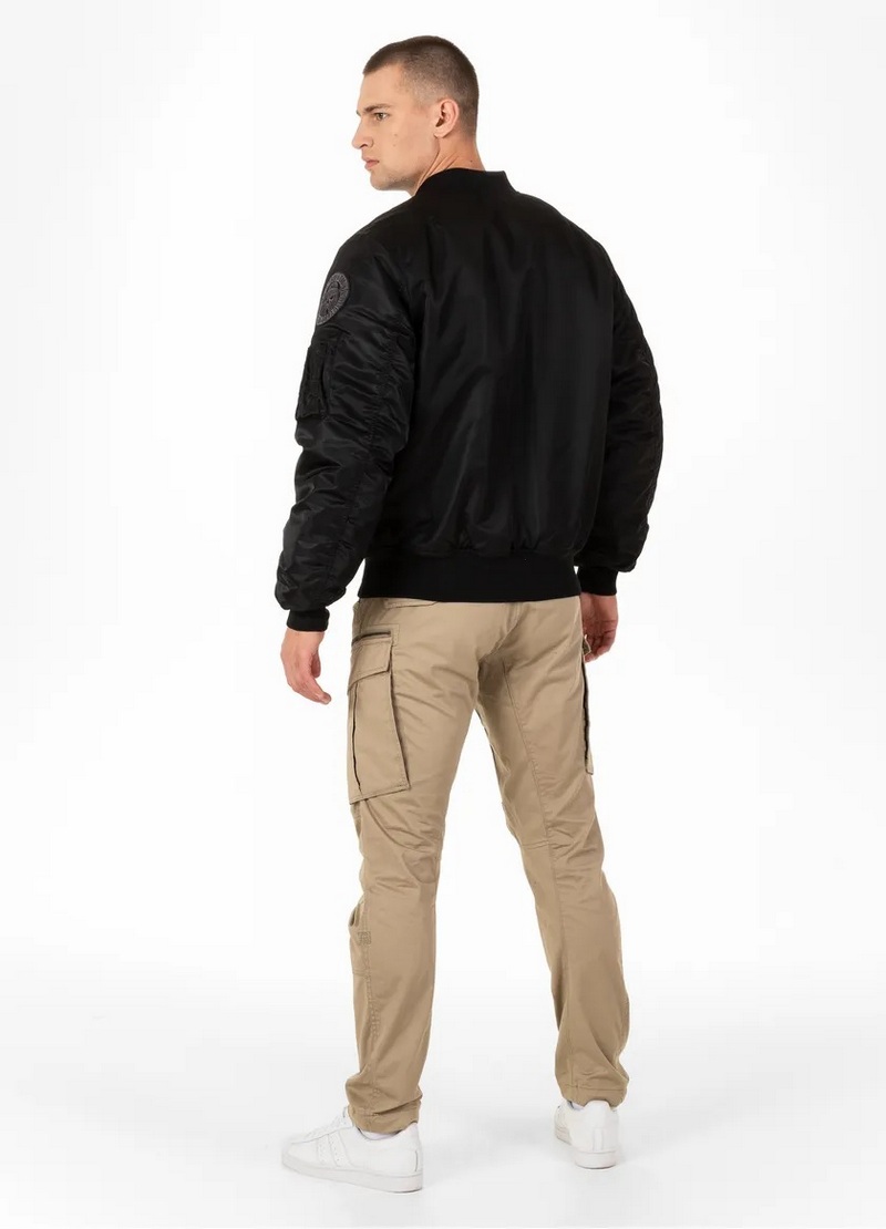PIT BULL KURTKA MA-1 VERANO BOMBER BLACK