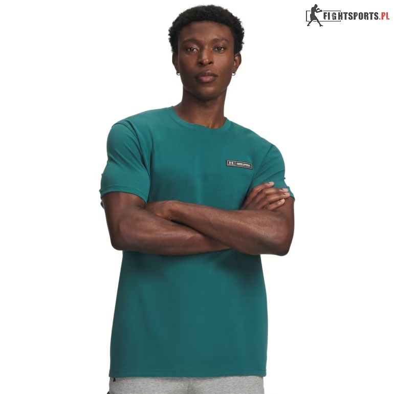 UNDER ARMOUR KOSZULKA OVERSIZED LABEL HEAVYWEIGHT 338