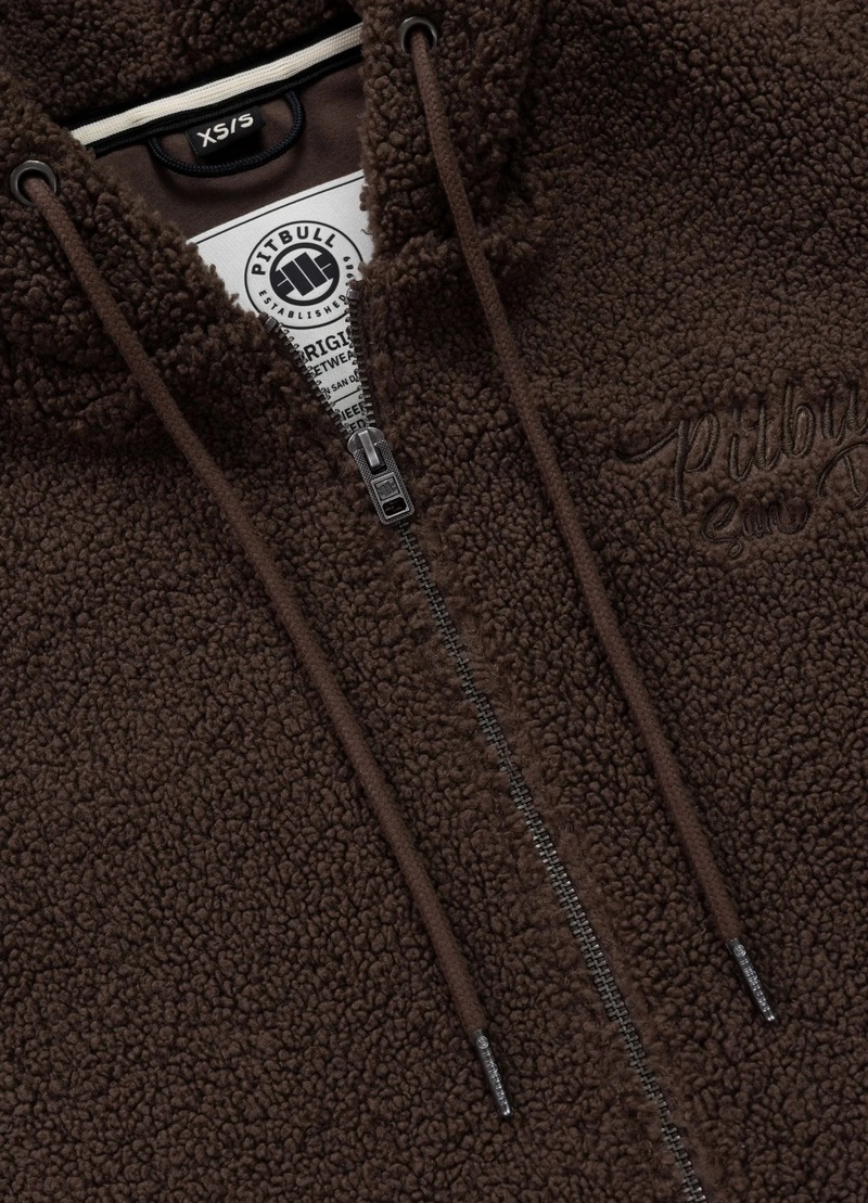 PIT BULL BLUZA ROZPINANA DAISY DARK CHOCOLATE