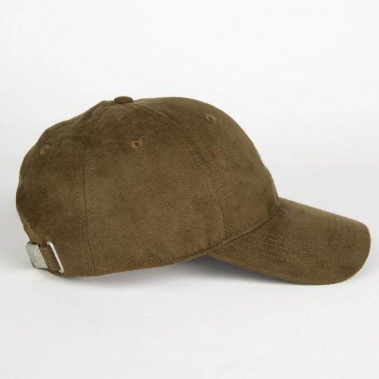 GORILLA WEAR CZAPKA Z DASZKIEM CODY SUEDE ARMY GREEN