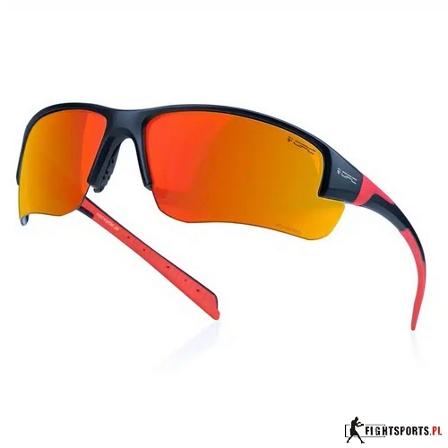 OPC OKULARY PRZECIWSŁONECZNE SAN SALVO BLACK RED REVO