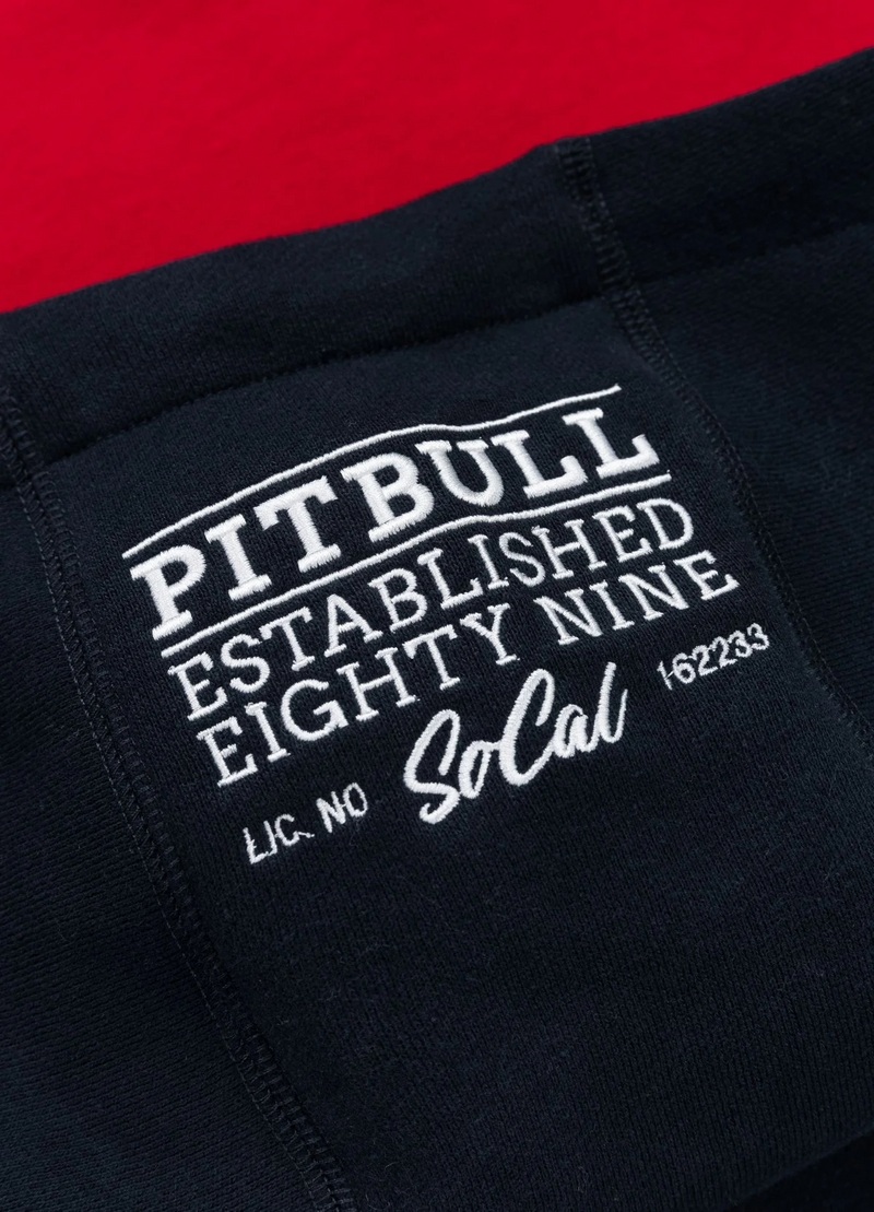 PIT BULL BLUZA Z KAPTUREM GIBSON DARK NAVY/RED