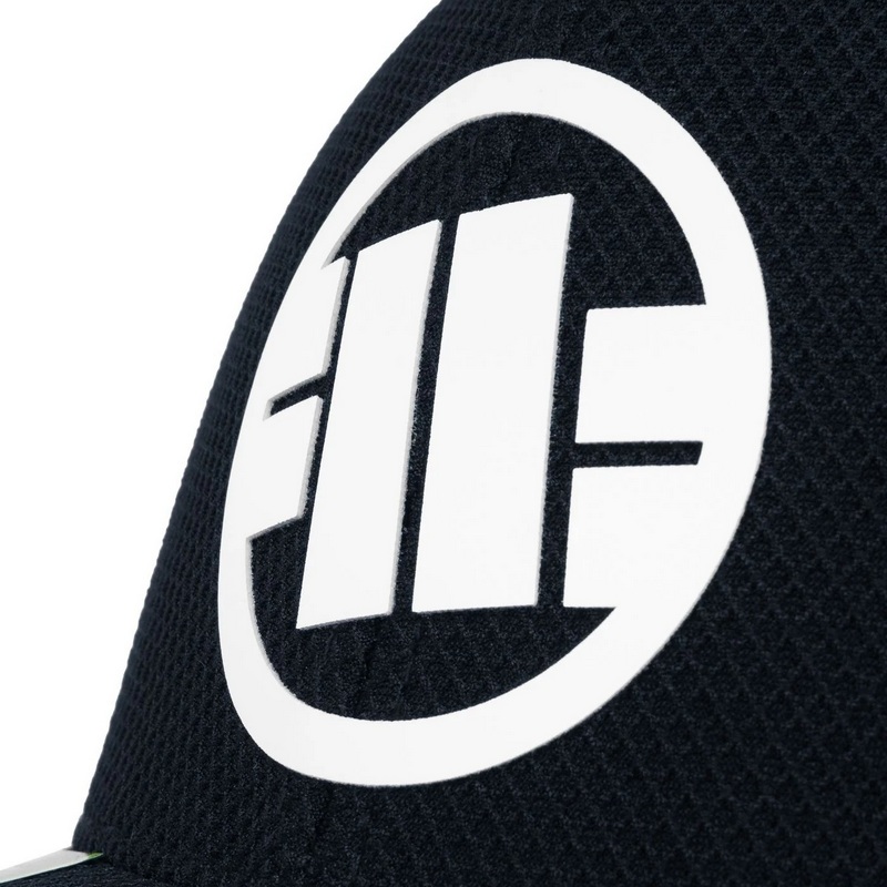 PIT BULL CZAPKA Z DASZKIEM SNAPBACK LOGO HYBRID BLACK