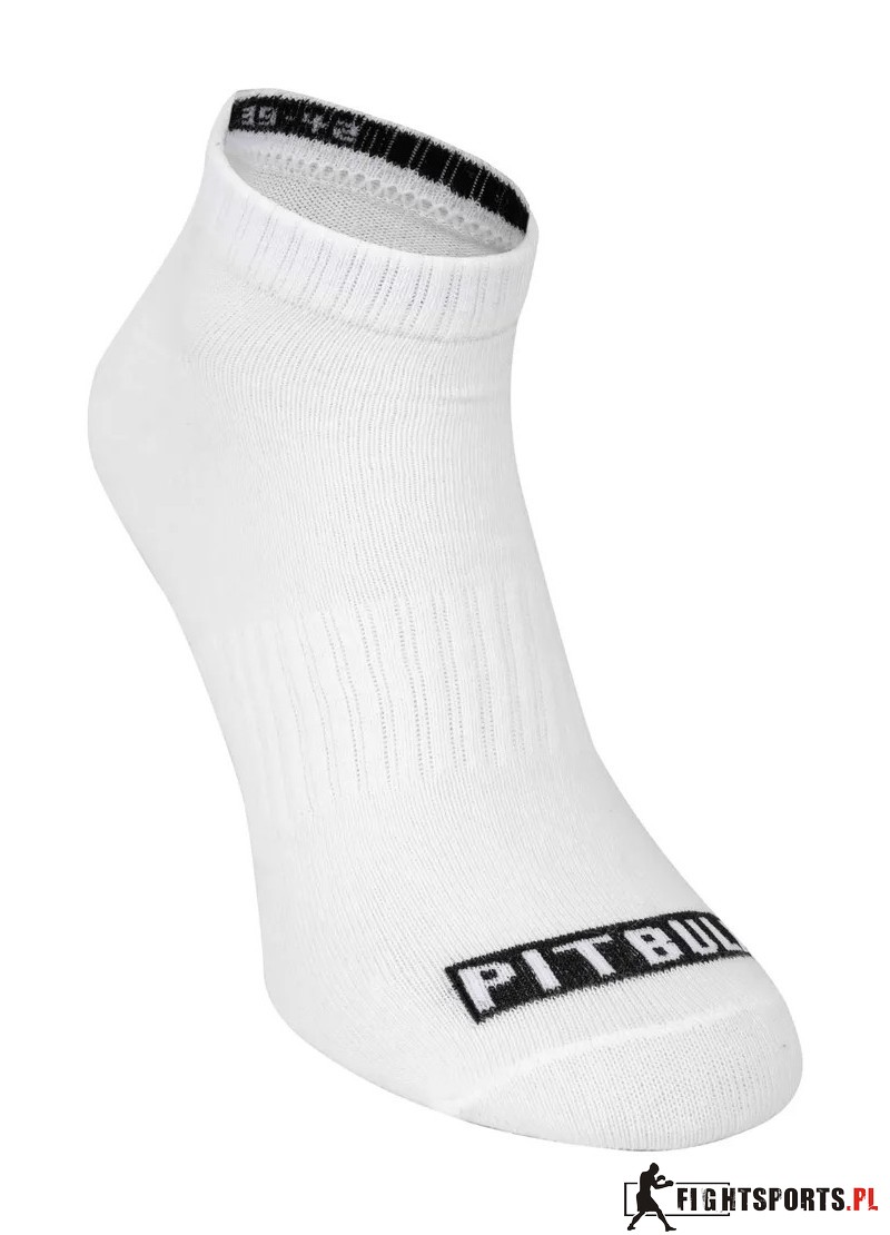 PIT BULL SKARPETKI PAD THIN WHITE