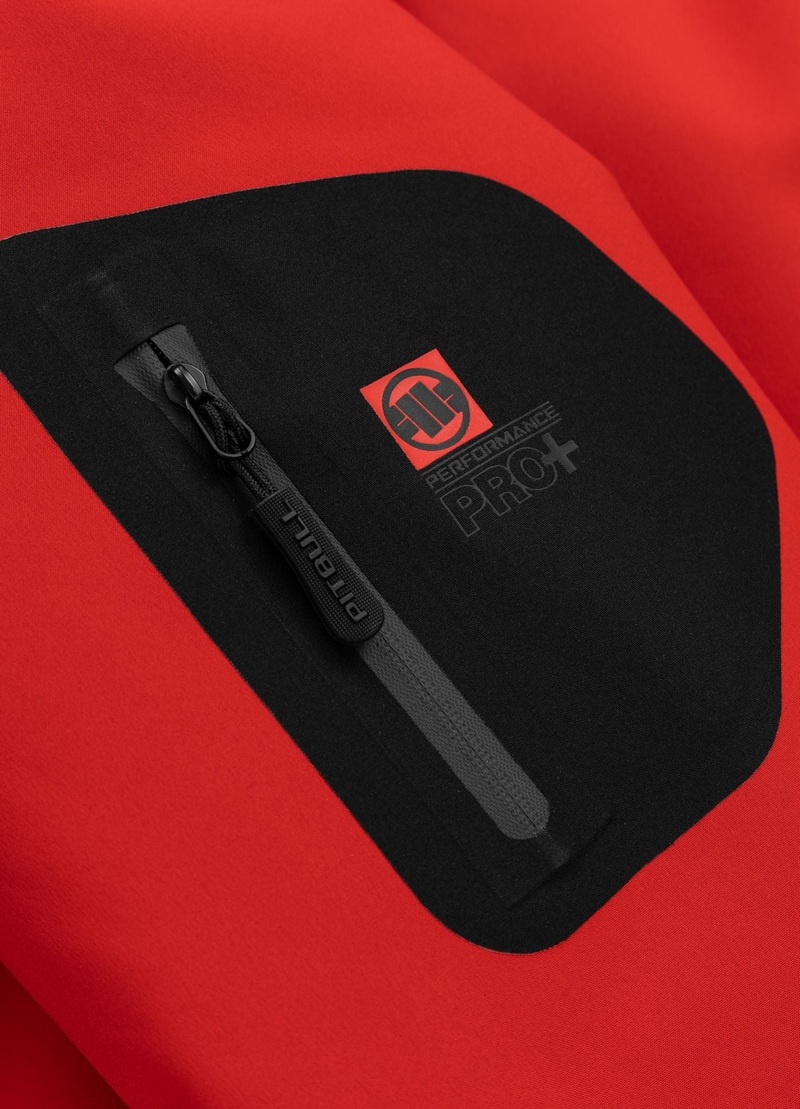 PIT BULL KURTKA SOFTSHELL ROCKFISH FLUO RED