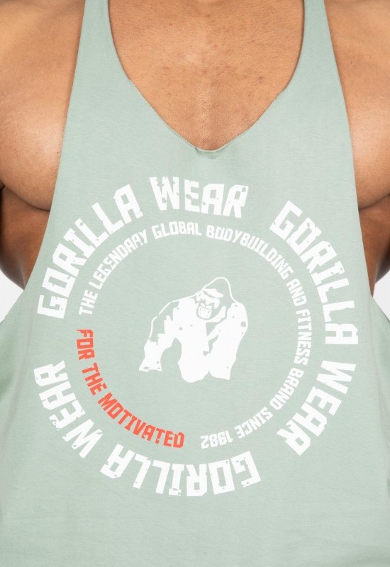 GORILLA WEAR TANK TOP MELROSE STRINGER GREEN BAY