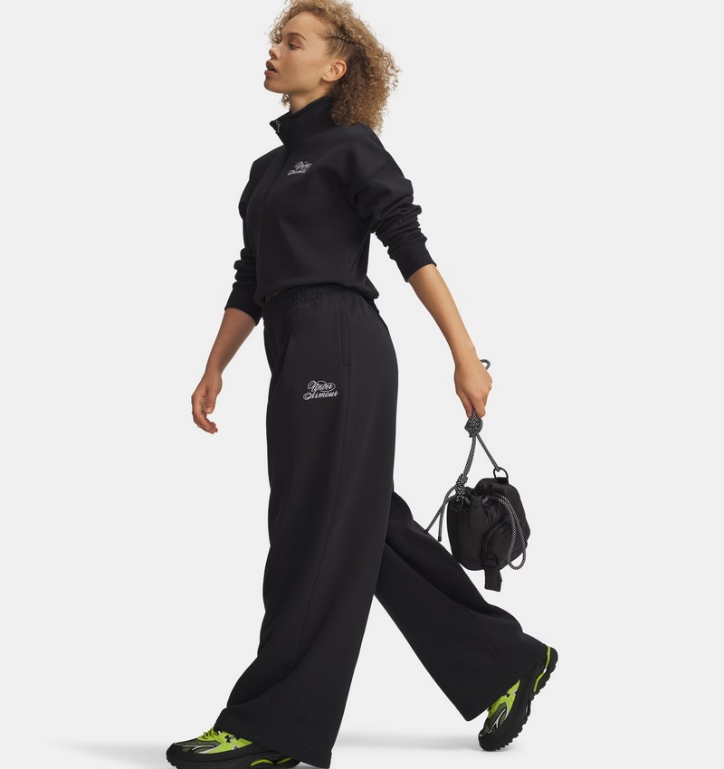 UNDER ARMOUR SPODNIE DRESOWE RIVAL FLEECE SCRIPT