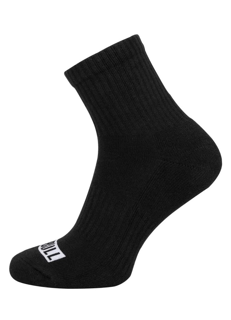 PIT BULL SKARPETKI HIGH ANKLE THICK BLACK