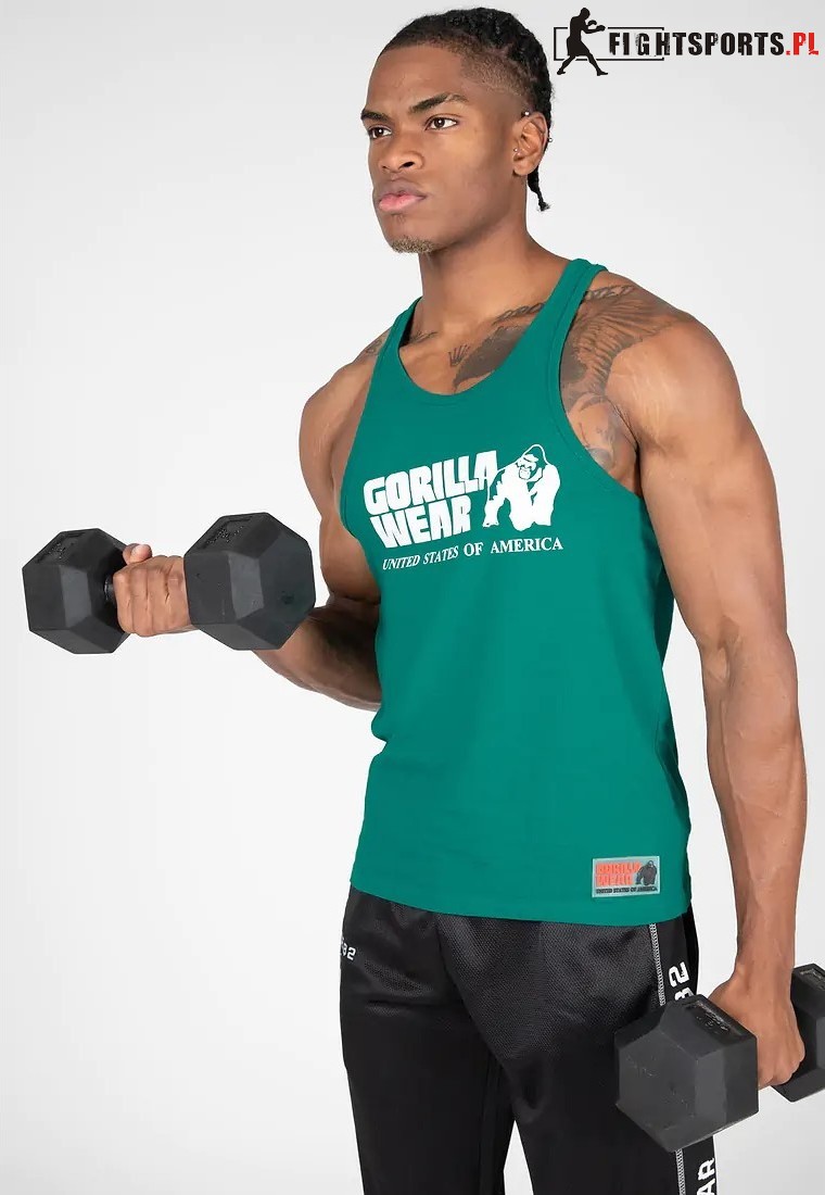 GORILLA WEAR TANK TOP CLASSIC TEAL GREEN