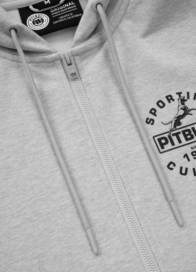 PIT BULL BLUZA ROZPINANA Z KAPTUREM PHYSICAL CULTURE GREY