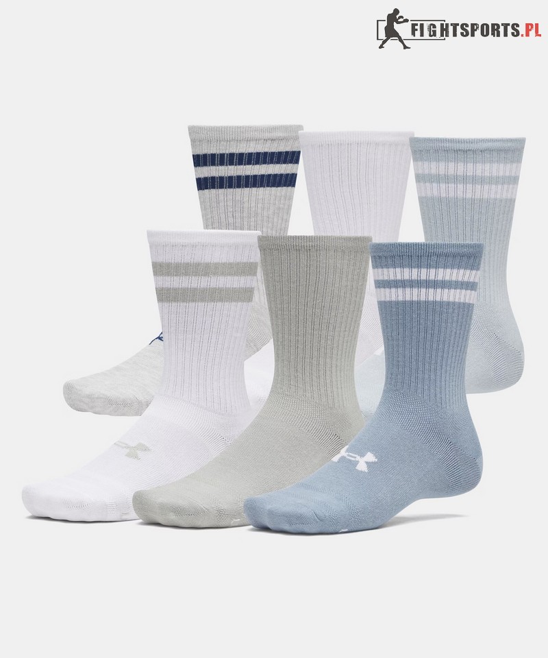 UNDER ARMOUR SKARPETKI ESSENTIAL 6 PACK 034