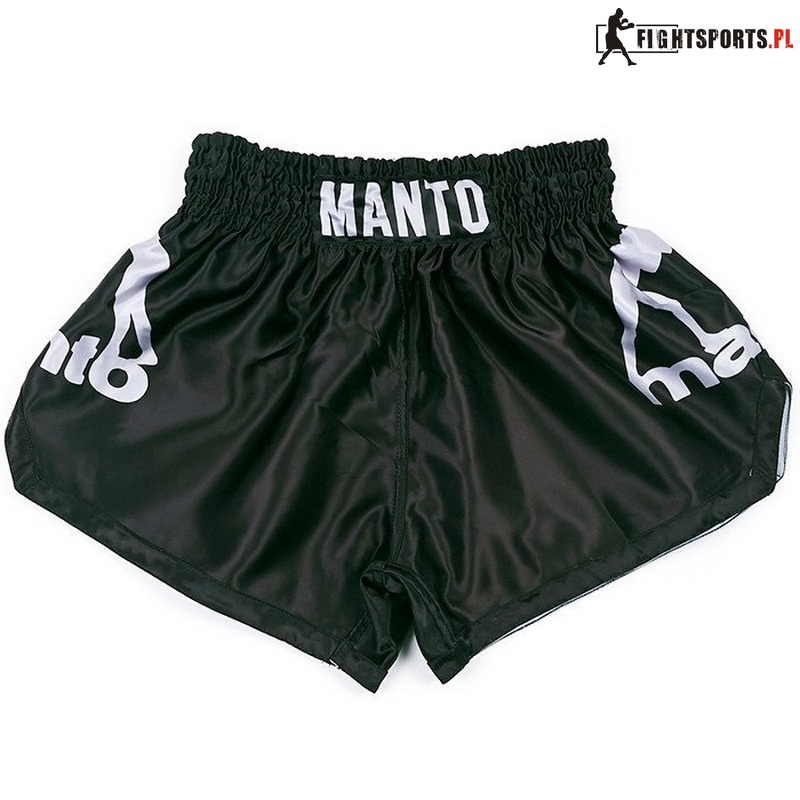 MANTO SZORTY MUAY THAI DUAL BLACK