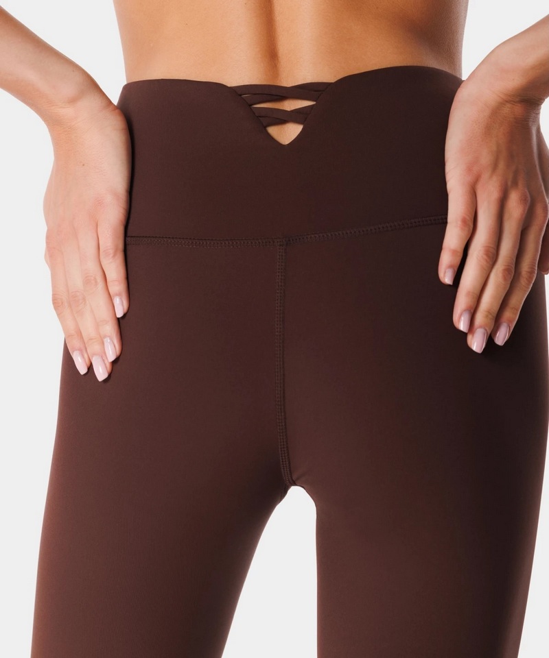 CARPATREE LEGGINSY BALLETCORE CROSSBACK NUTRACKER BROWN