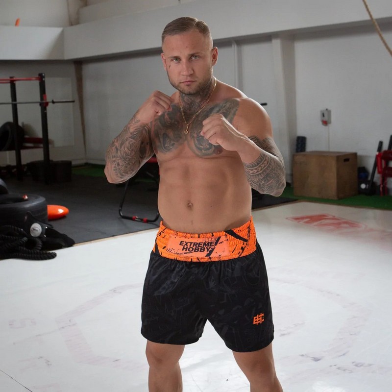 EXTREME HOBBY SZORTY MUAY THAI NEO ORANGE