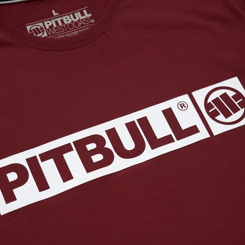 PIT BULL KOSZULKA HILLTOP BURGUNDY
