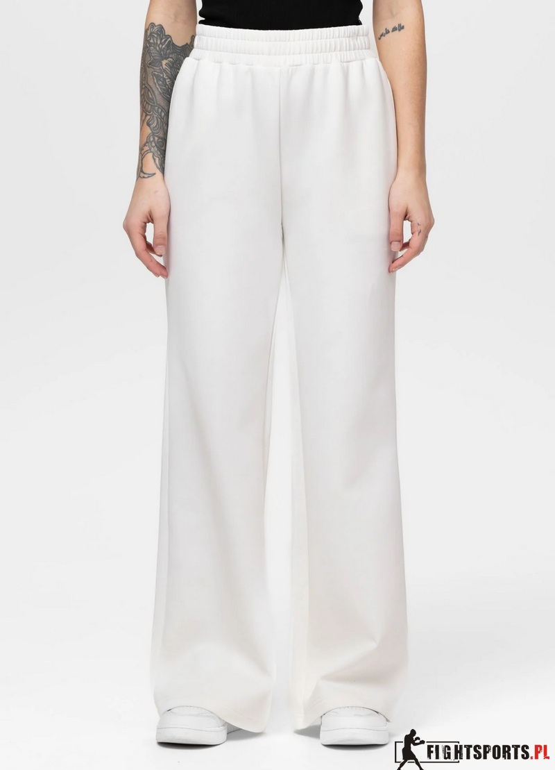 PIT BULL SPODNIE DRESOWE DISCOVERY OPEN OFF WHITE