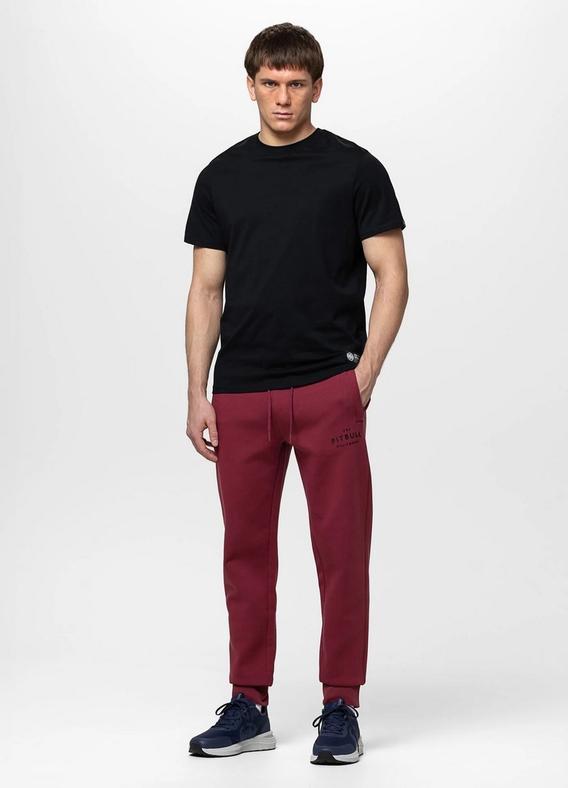 PIT BULL SPODNIE DRESOWE SAMPSON BURGUNDY