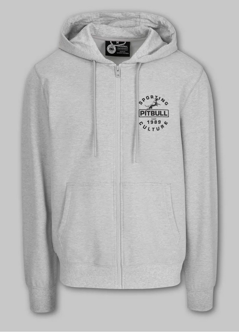 PIT BULL BLUZA ROZPINANA Z KAPTUREM PHYSICAL CULTURE GREY