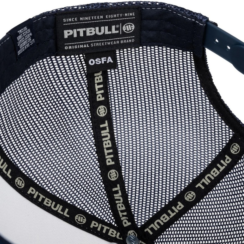 PIT BULL CZAPKA Z DASZKIEM SO CAL RETRO TRUCKER NAVY