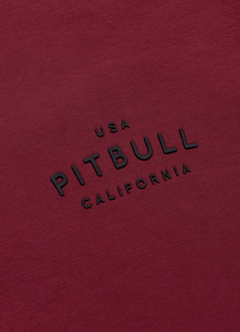 PIT BULL BLUZA CREWNECK SAMPSON BURGUNDY