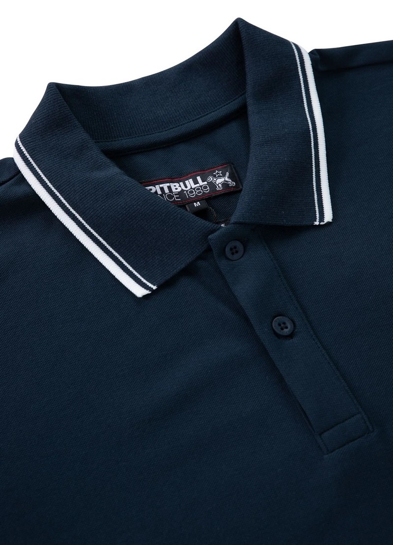 PIT BULL KOSZULKA POLO STRIPES DARK NAVY