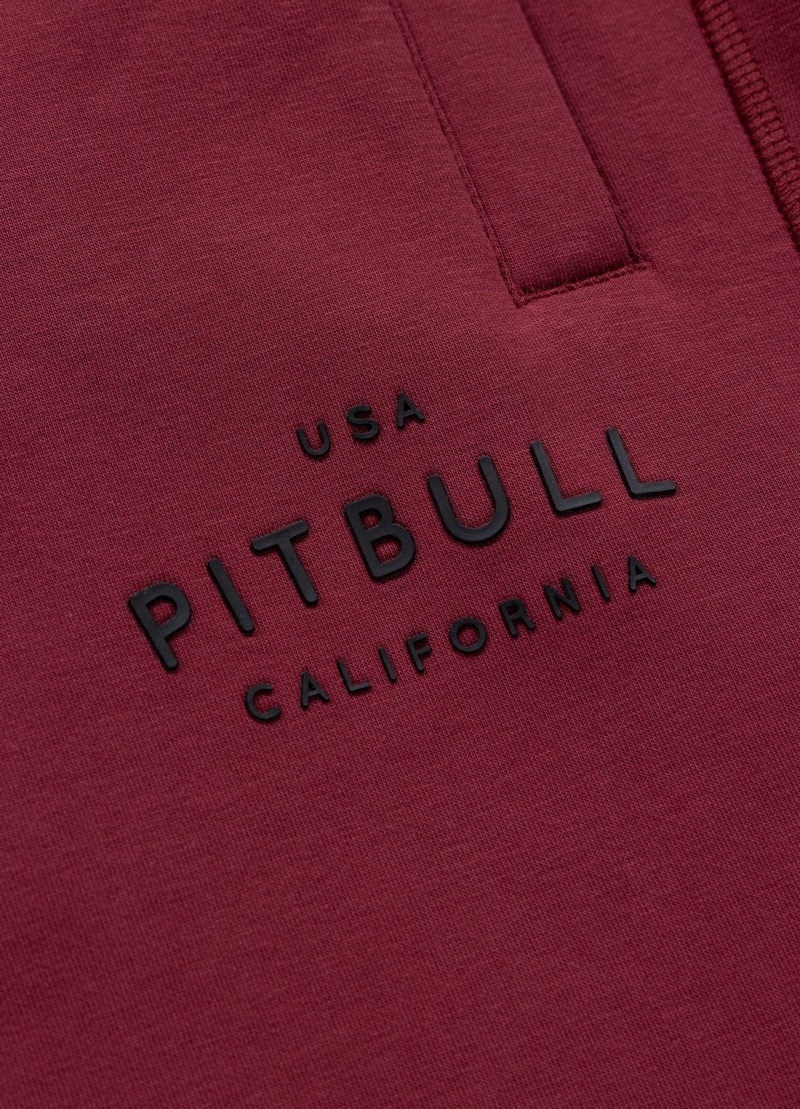 PIT BULL SPODNIE DRESOWE SAMPSON BURGUNDY